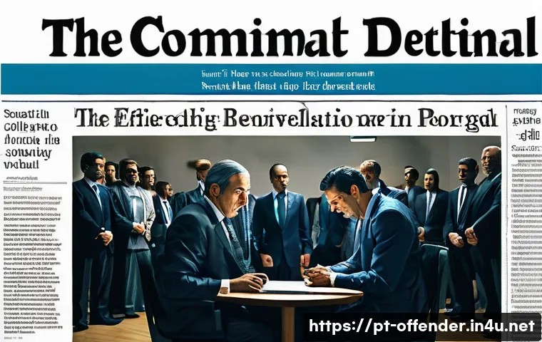 범죄 사건 보도의 윤리적 문제 - **Prompt: Sensationalism vs. Ethical Reporting in Portugal**
"A powerful conceptual image illust...