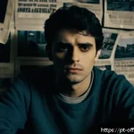 Home 23 연쇄살인범들의 공통된 특징 - A detailed psychological portrait of a young adult man sitting alone in a dimly lit urban apartment,...